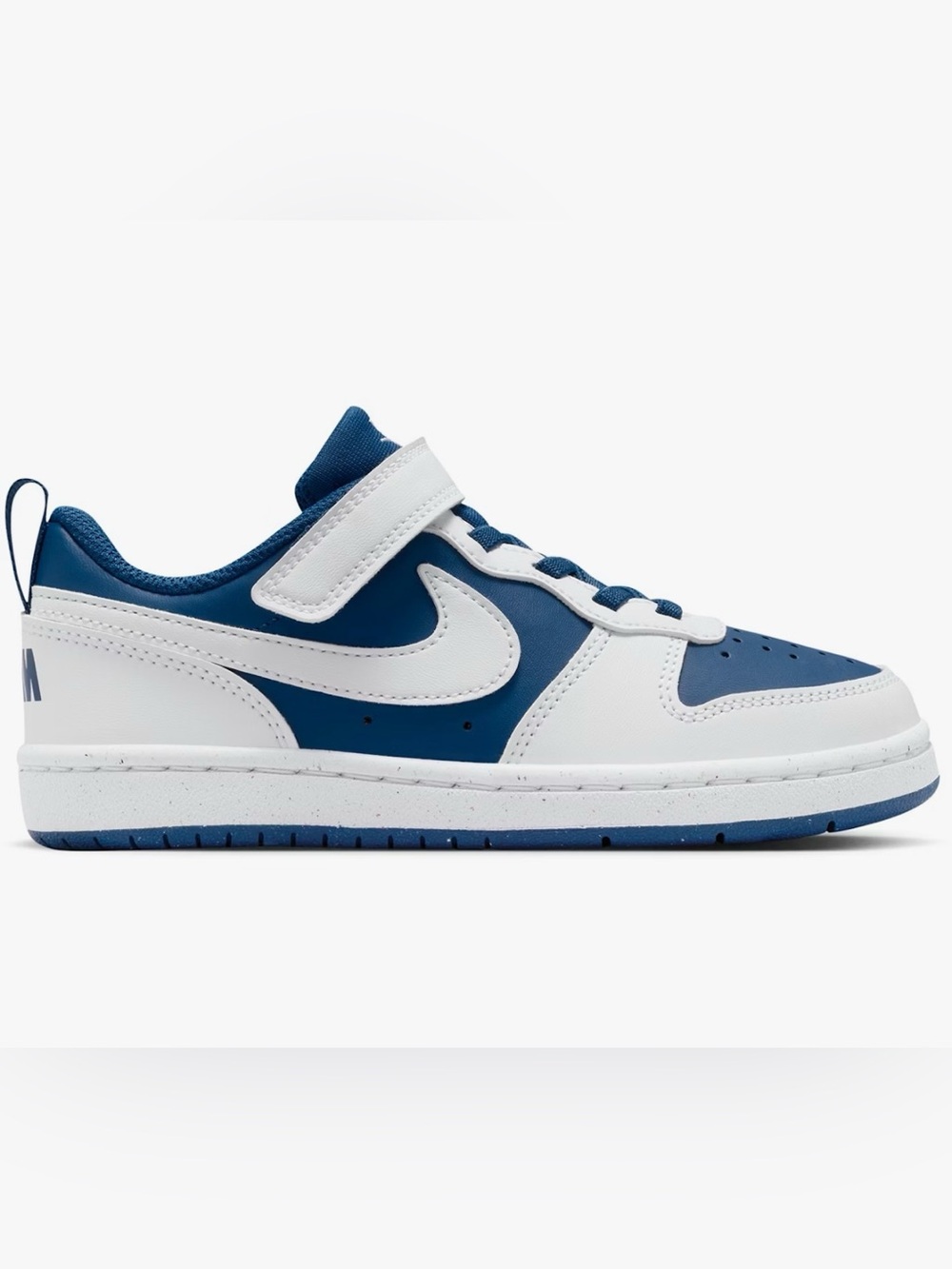 Nike | Borough Court Low Recraft Kids Sneakers | Size 2.5Y | Court Blue/White